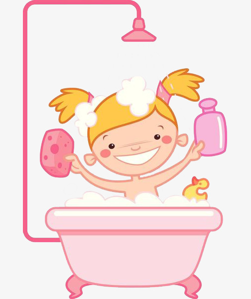 bath clipart washing body
