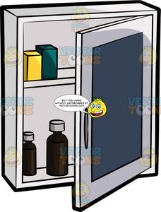 Bathroom clipart bathroom cabinet. A medicine 