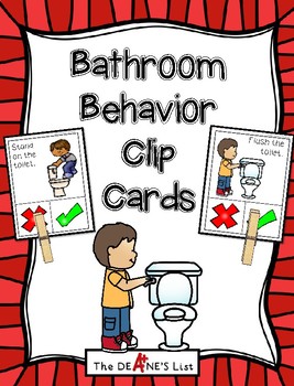 bathroom clipart behavior