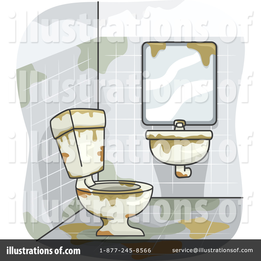 bathroom clipart illustration