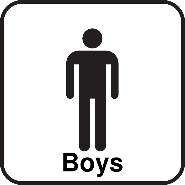 Bathroom sign men clip. Boys clipart symbol