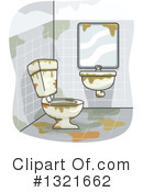 Bathroom clipart messy. Illustration by bnp design