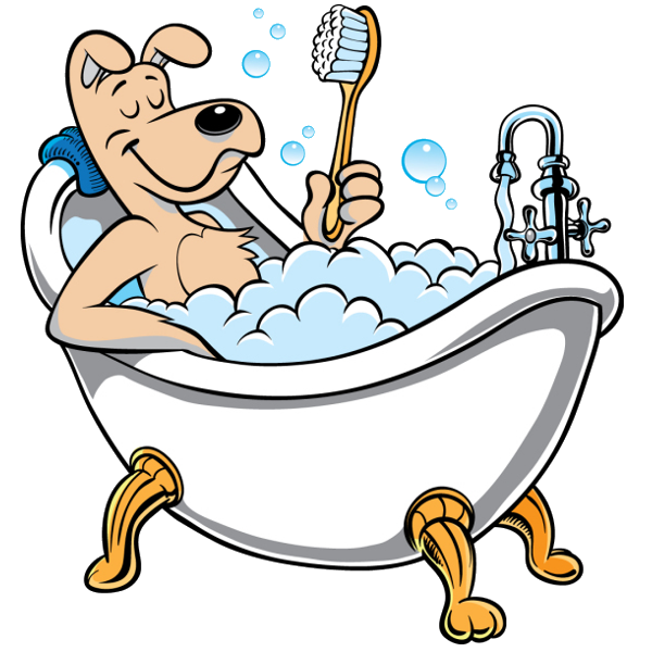 showering clipart warm bath