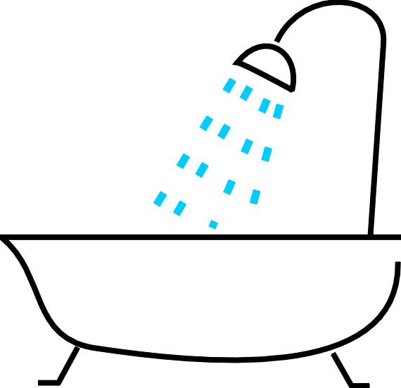  collection of shower. Faucet clipart toilet