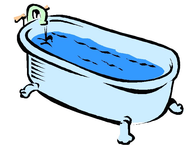 bathtub clipart bathing