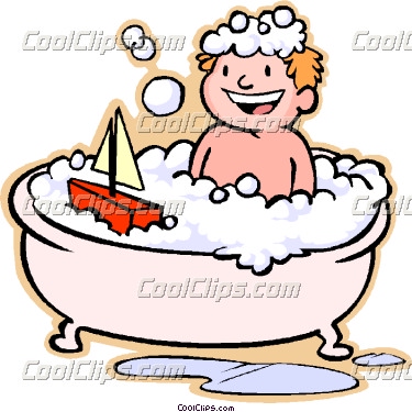 bath clipart cartoon