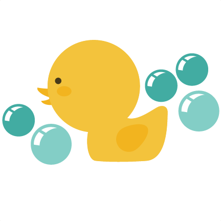 bubbles clipart duck