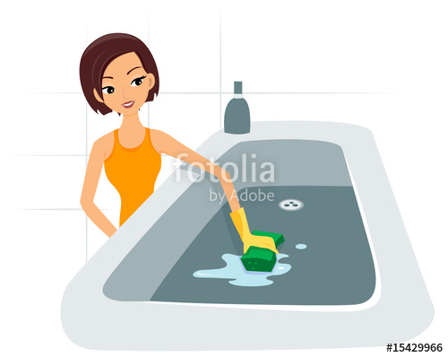 Cleaning stock image and. Bathtub clipart clean bathtub