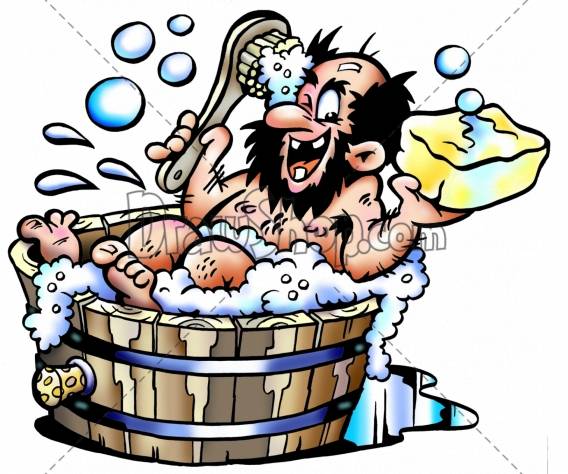 bathtub clipart comic
