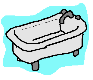 bathtub clipart empty