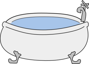 bathtub clipart water clipart