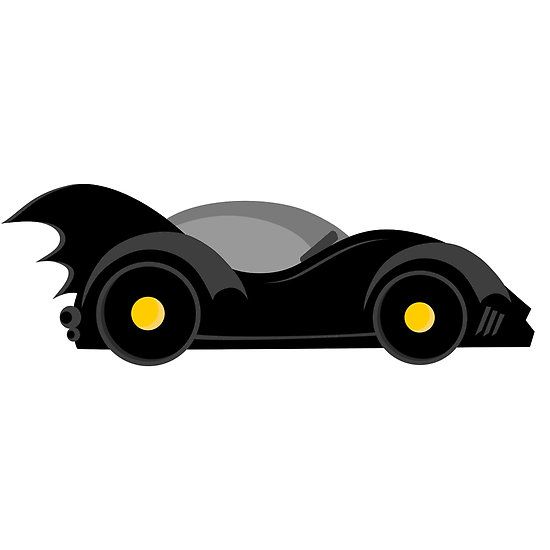 batman clipart batman car