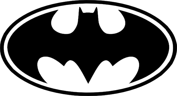 Batman clipart black and white. Free symbol download clip