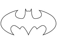 Batman clipart black and white. Use this logo superman