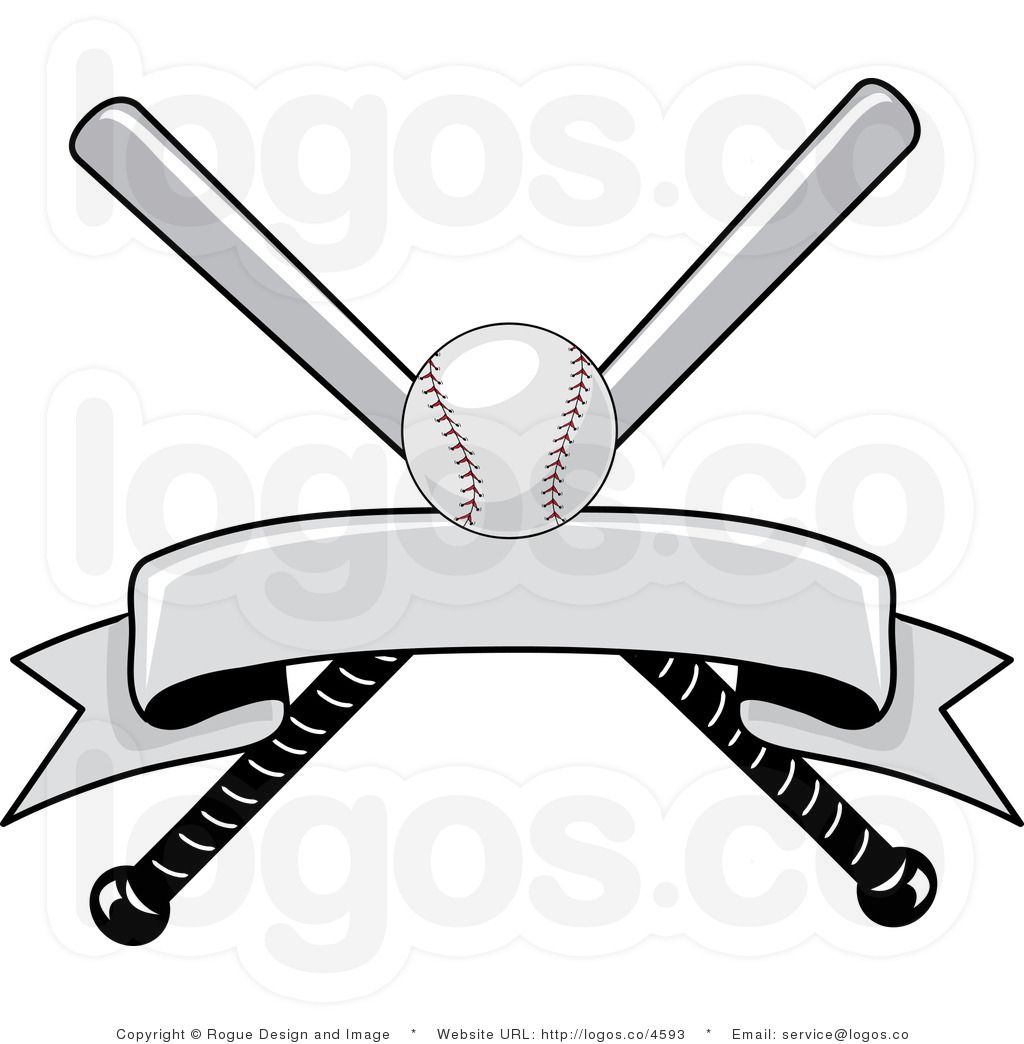 Bats clipart banner. Royalty free baseball bat