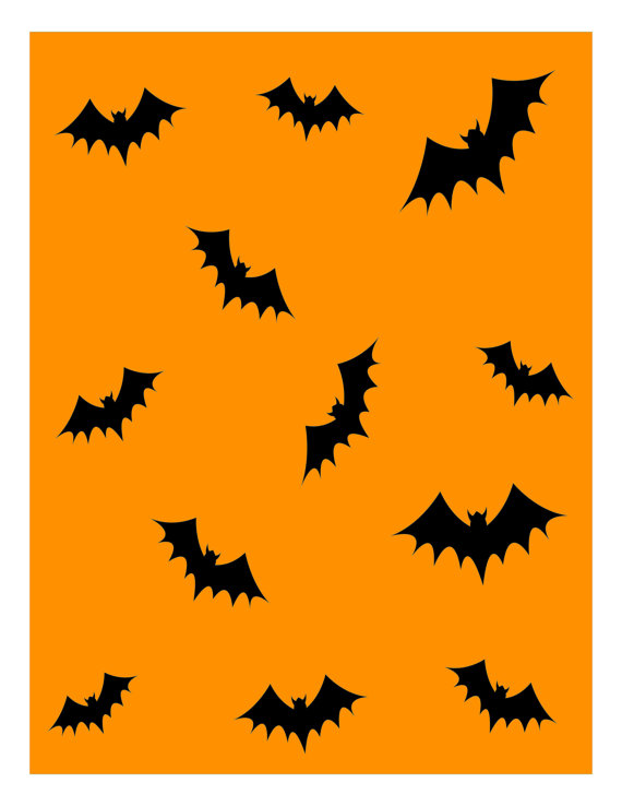Halloween background digital download. Bats clipart banner