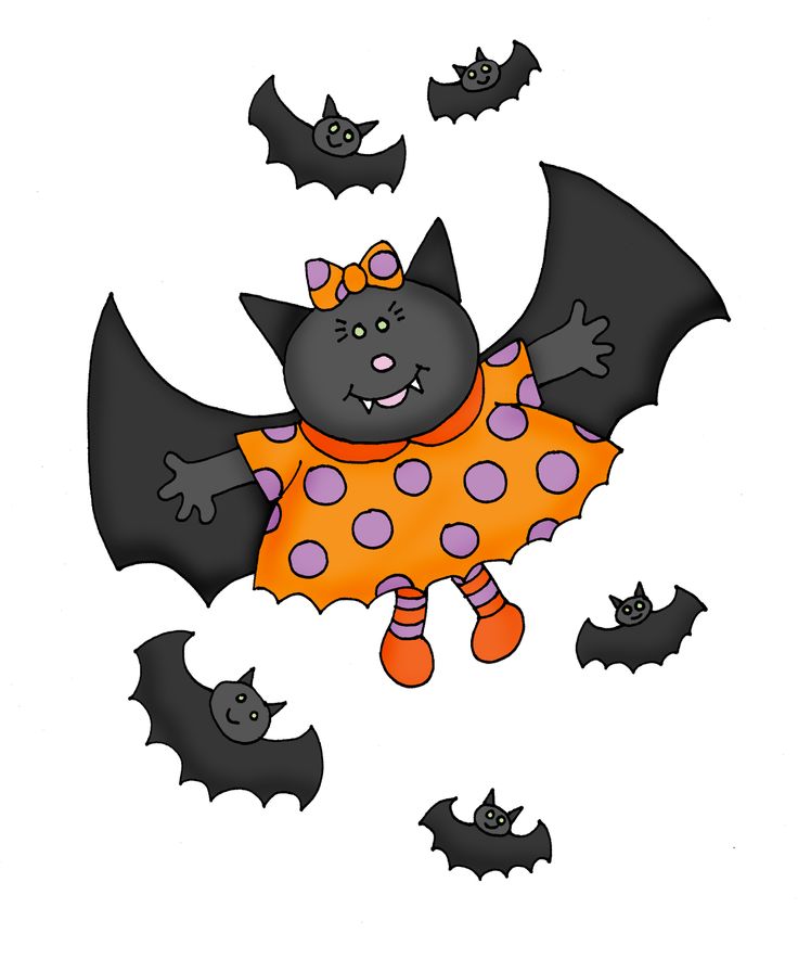 bats clipart childrens