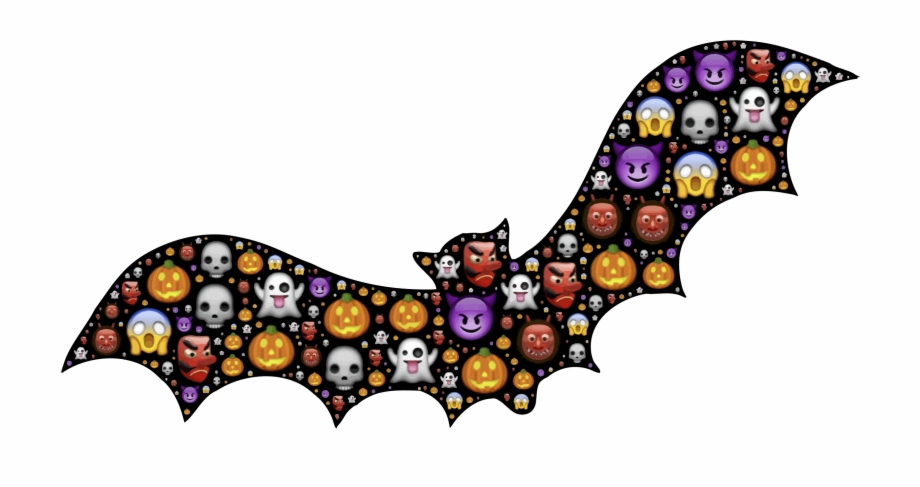 clipart bat colorful