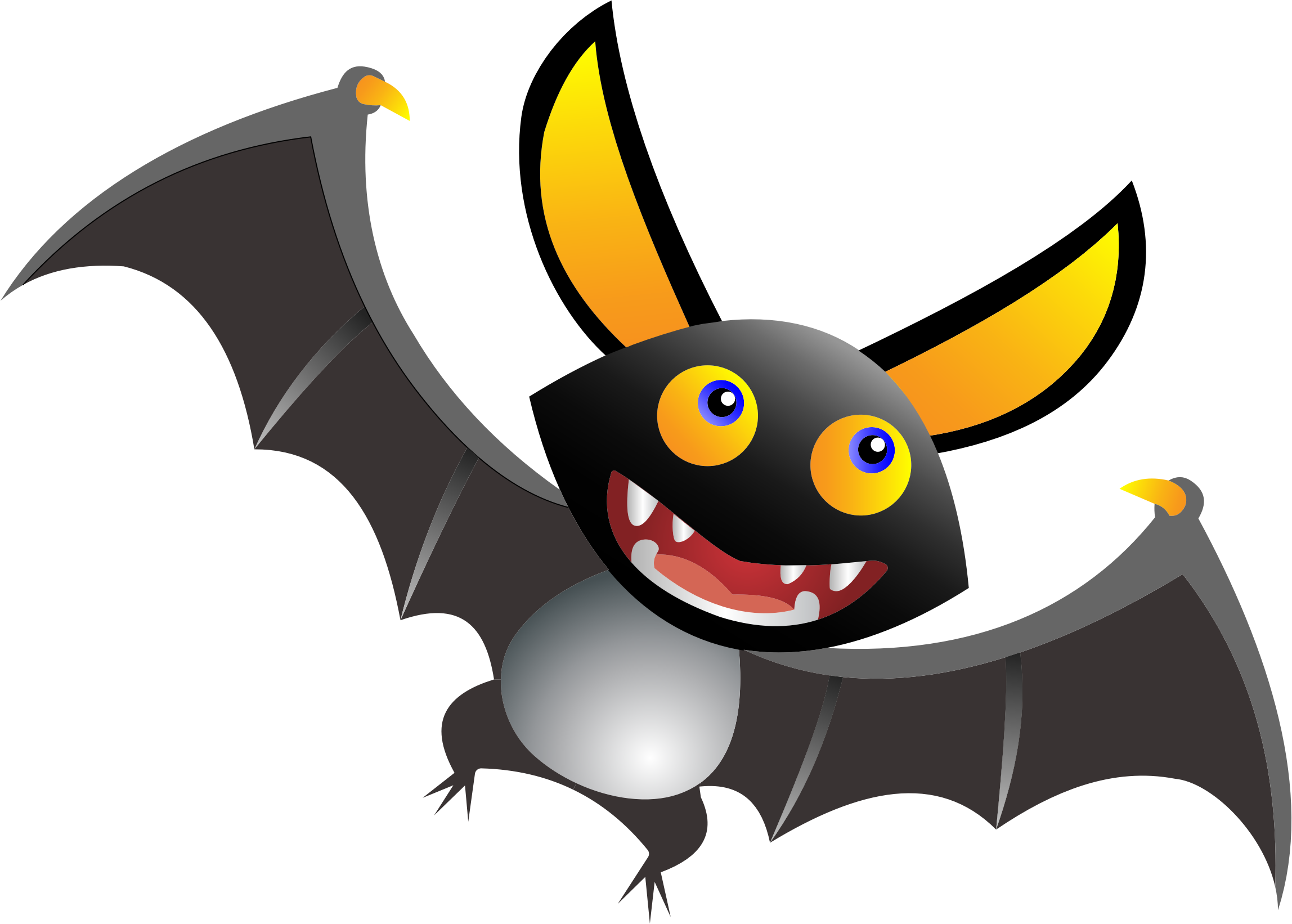 Vampire clipart spooky bat. Cute cartoon big image