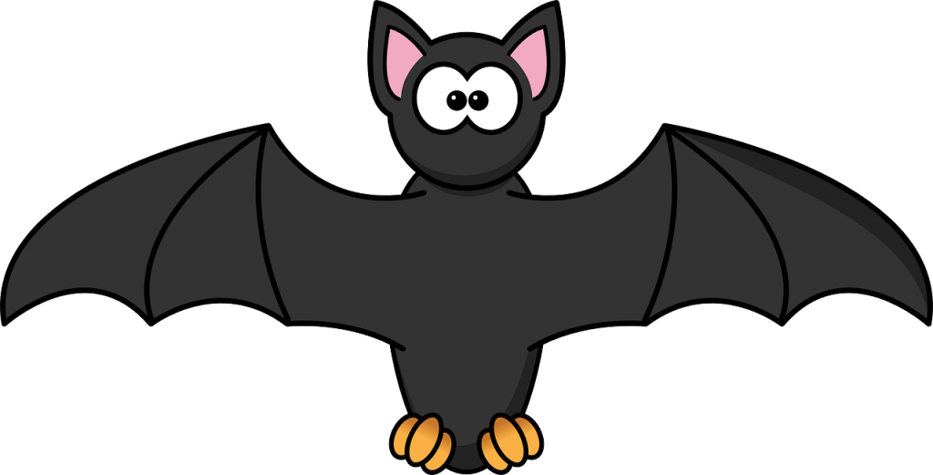 Bats clipart fruit bat. Amazing vampire cartoon cute