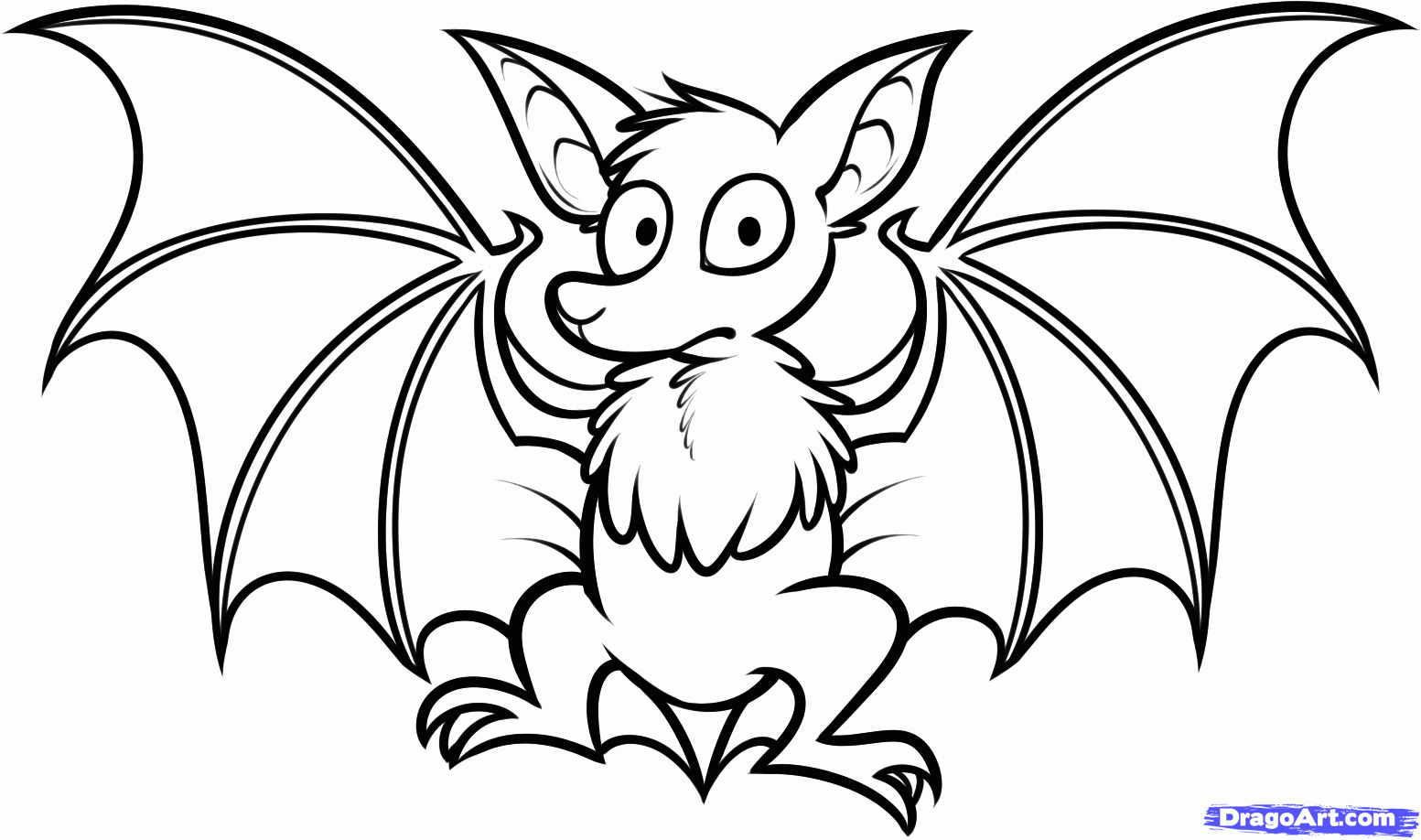 How to draw a. Bats clipart fruit bat