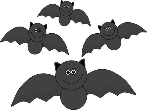 Bats clipart group.  best halloween images