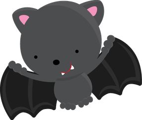 bats clipart kawaii