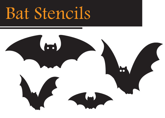 bats clipart printable halloween decoration