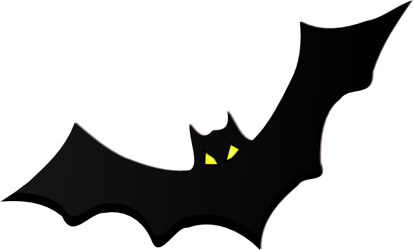 Bats clipart public domain. Halloween cartoon clip art