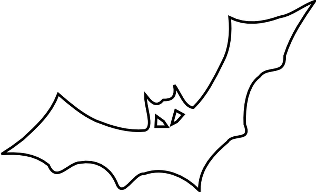 Bats clipart simple. Best bat coloring pages
