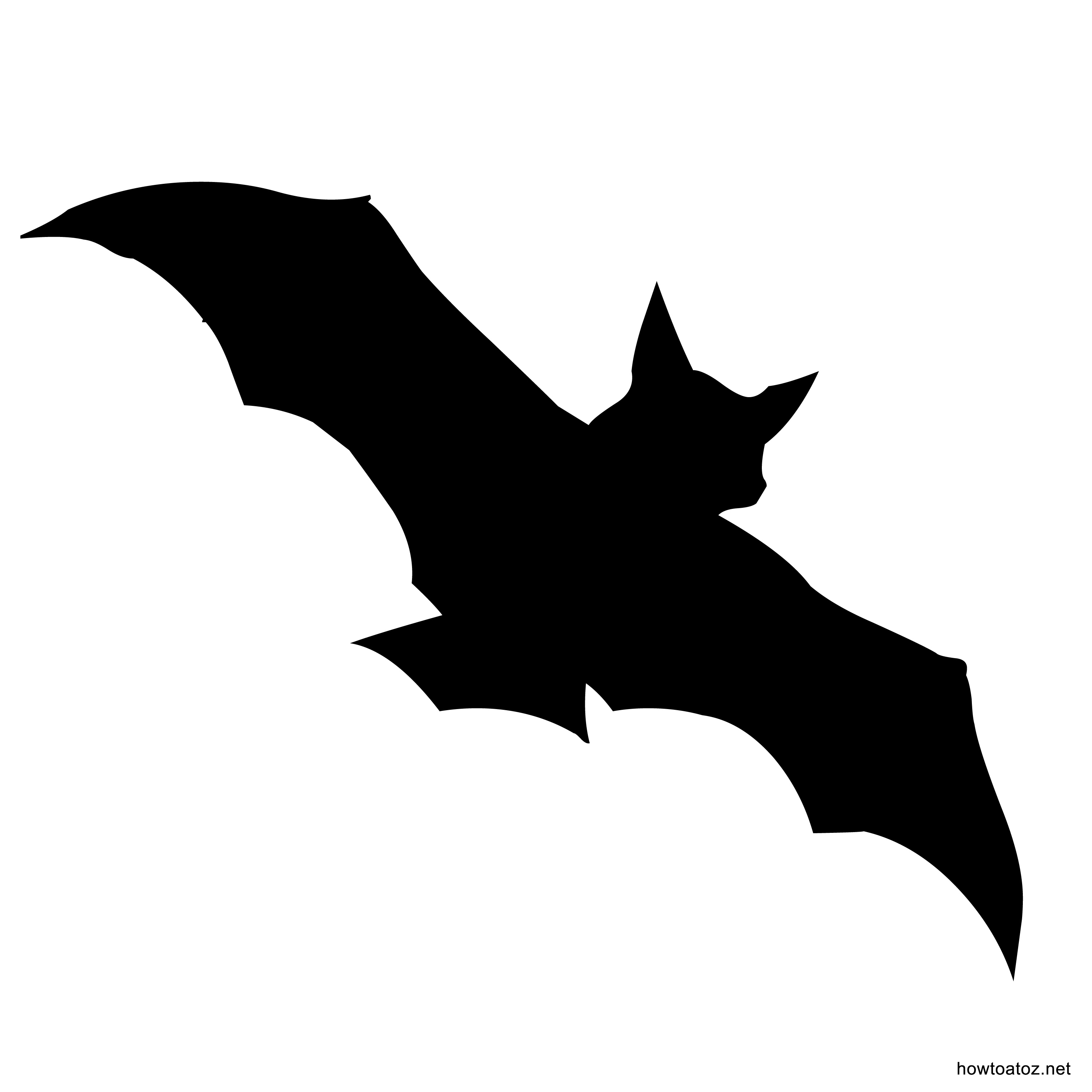Halloween silhouette at getdrawings. Bats clipart spooky bat