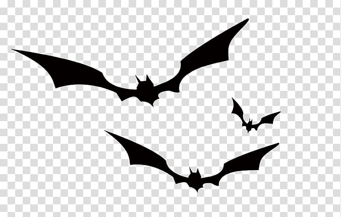 Bats clipart three. Black illustration bat crows