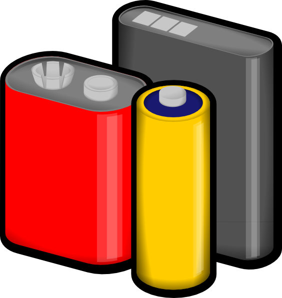 Batteries clip art at. Battery clipart animated