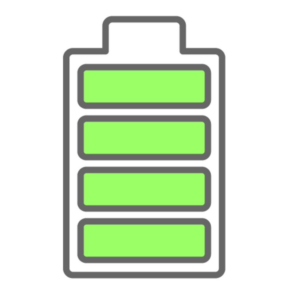 battery clipart charged battery