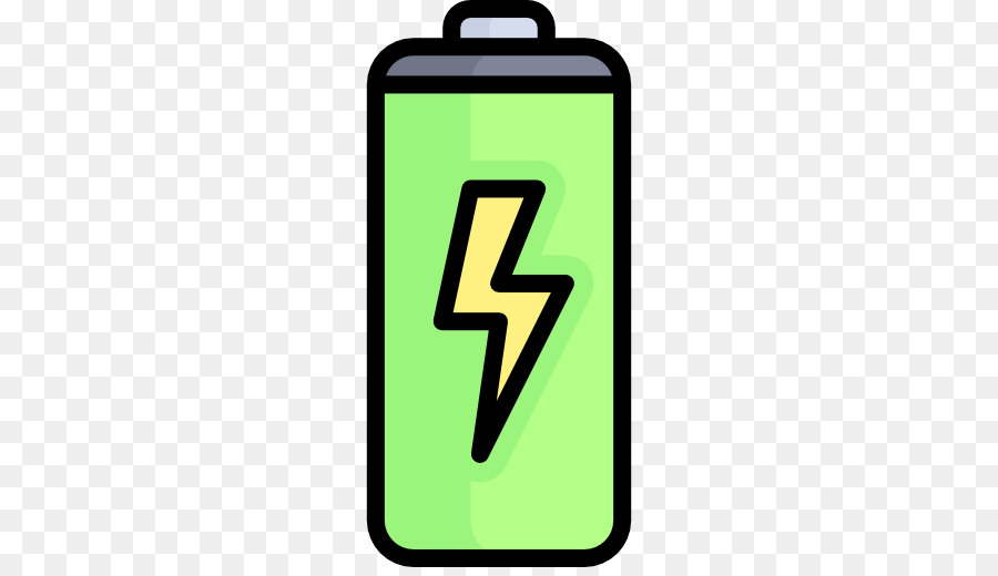 Electricity logo green yellow. Battery clipart full battery
