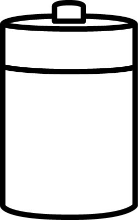 battery clipart outline
