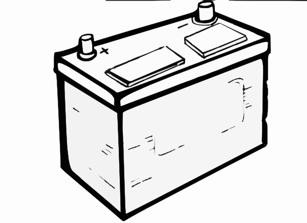 battery clipart outline