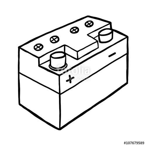 Battery clipart sketch, Battery sketch Transparent FREE for download on