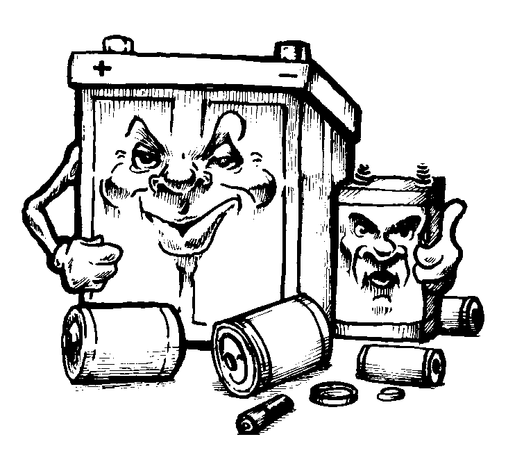 battery clipart sketch