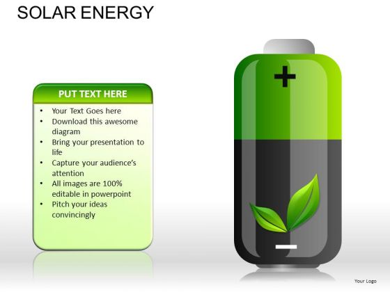 Battery clipart solar battery. Powerpoint templates slides and