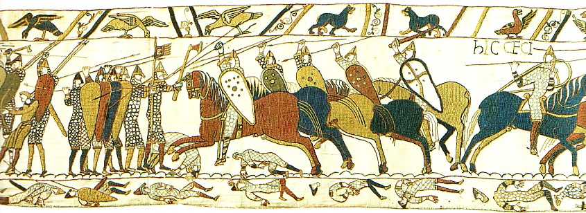 battle clipart bayeux tapestry