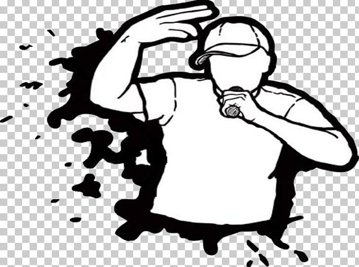 Rapper hip hop music. Battle clipart drawing