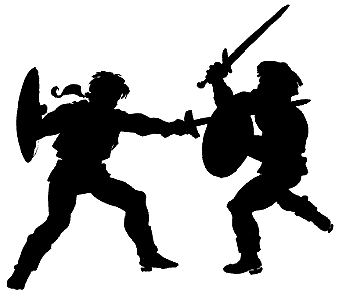 battle clipart sword fight