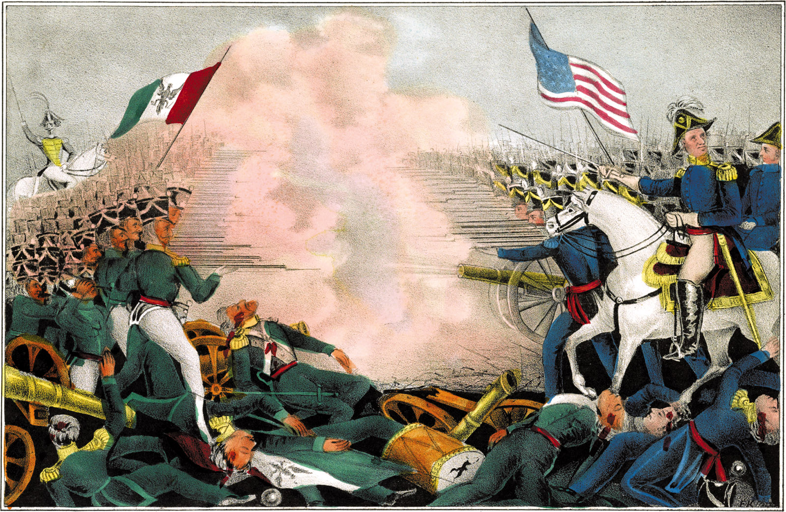 battle clipart war mexican