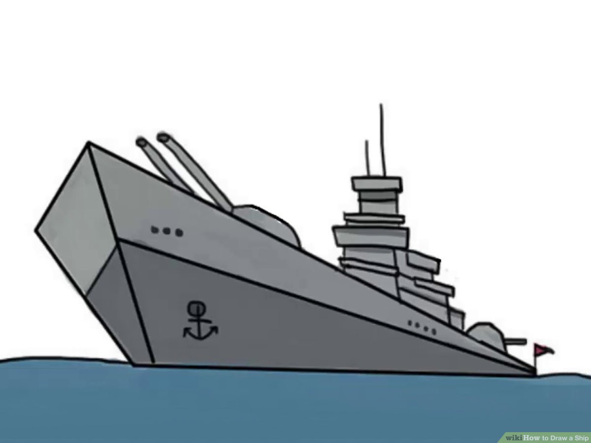 battleship clipart big ship