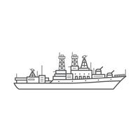 battleship clipart black and white