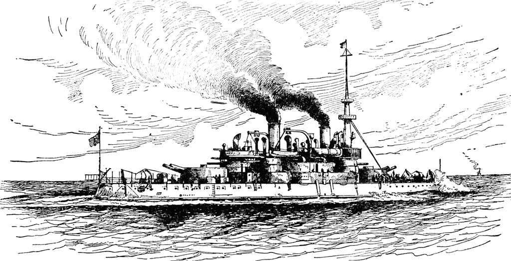 Battleship clipart dreadnought. Illustration of cd clipartmonk