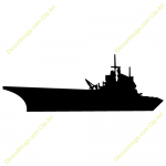 Battleship clipart navy ship. Silhouette at getdrawings com