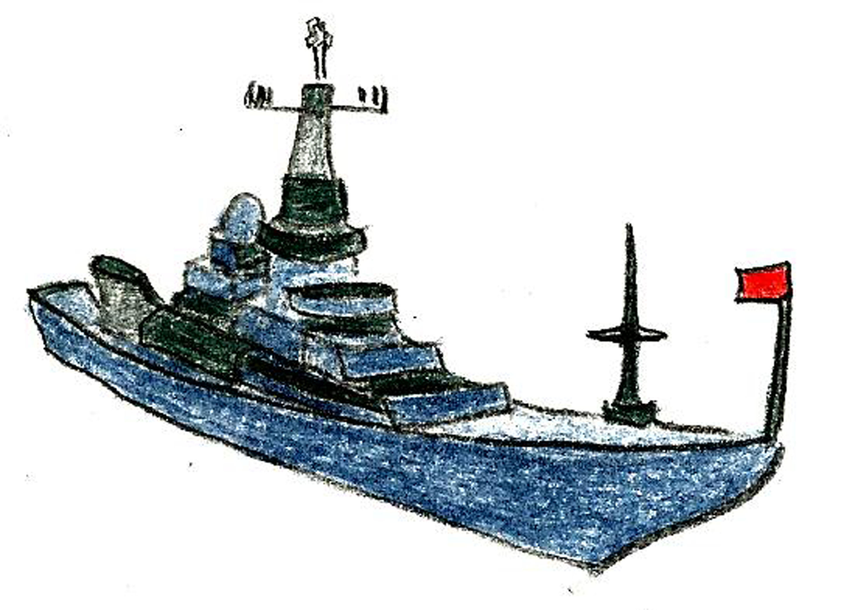 battleship clipart ww2 ship
