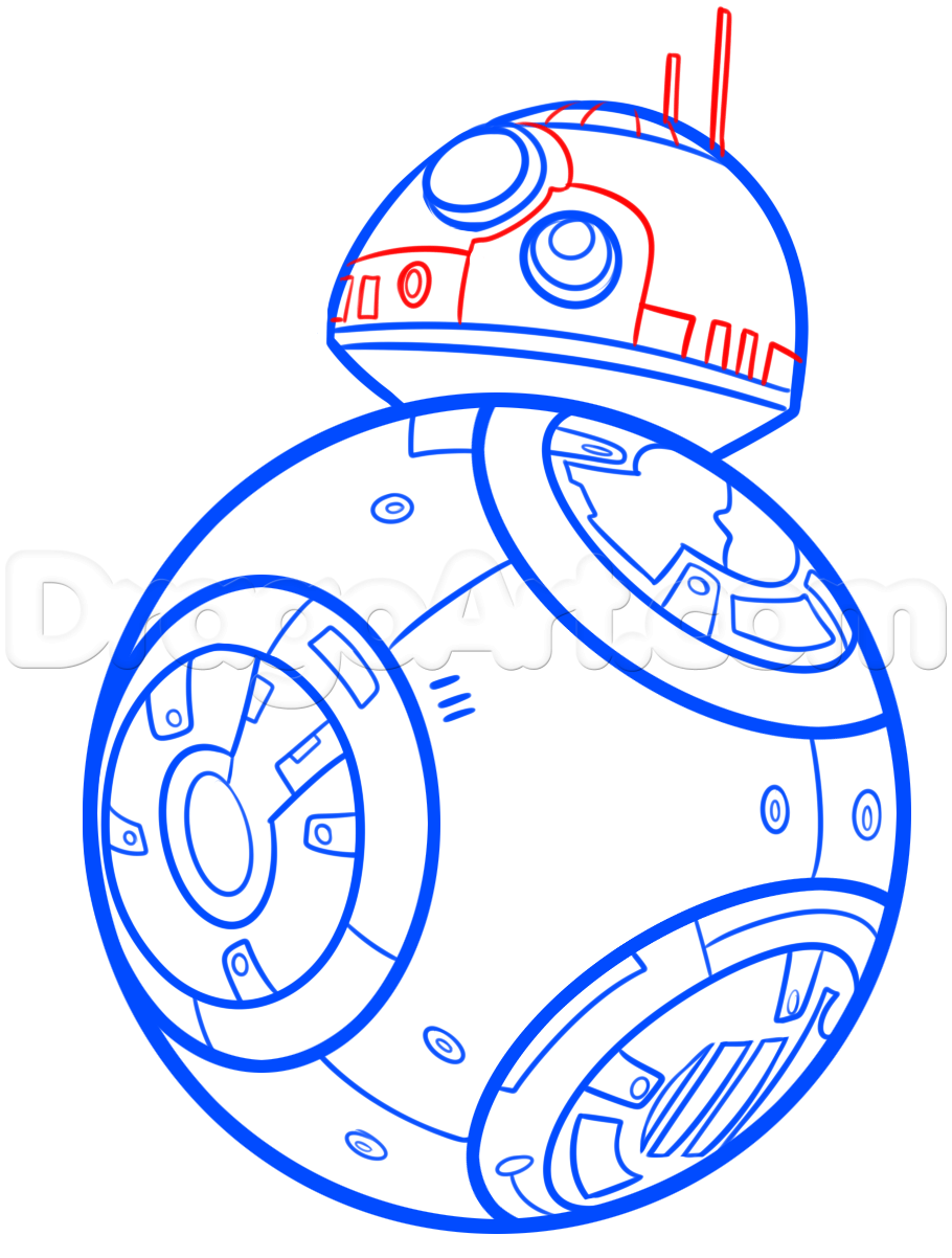 bb8 clipart drawing